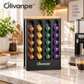 Olivanpe™ Space-Saving Coffee Capsule Organizer Rack – Countertop Pod Storage Holder for Home & Office Coffee Stations