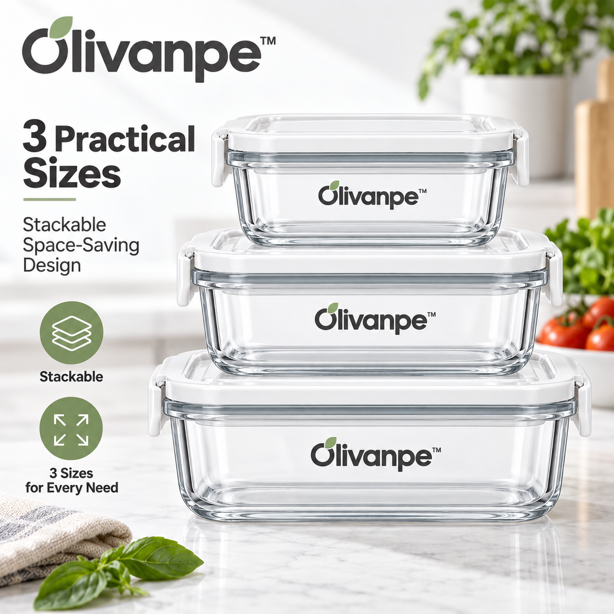 Olivanpe™ FreshLock Airtight Food Storage Container