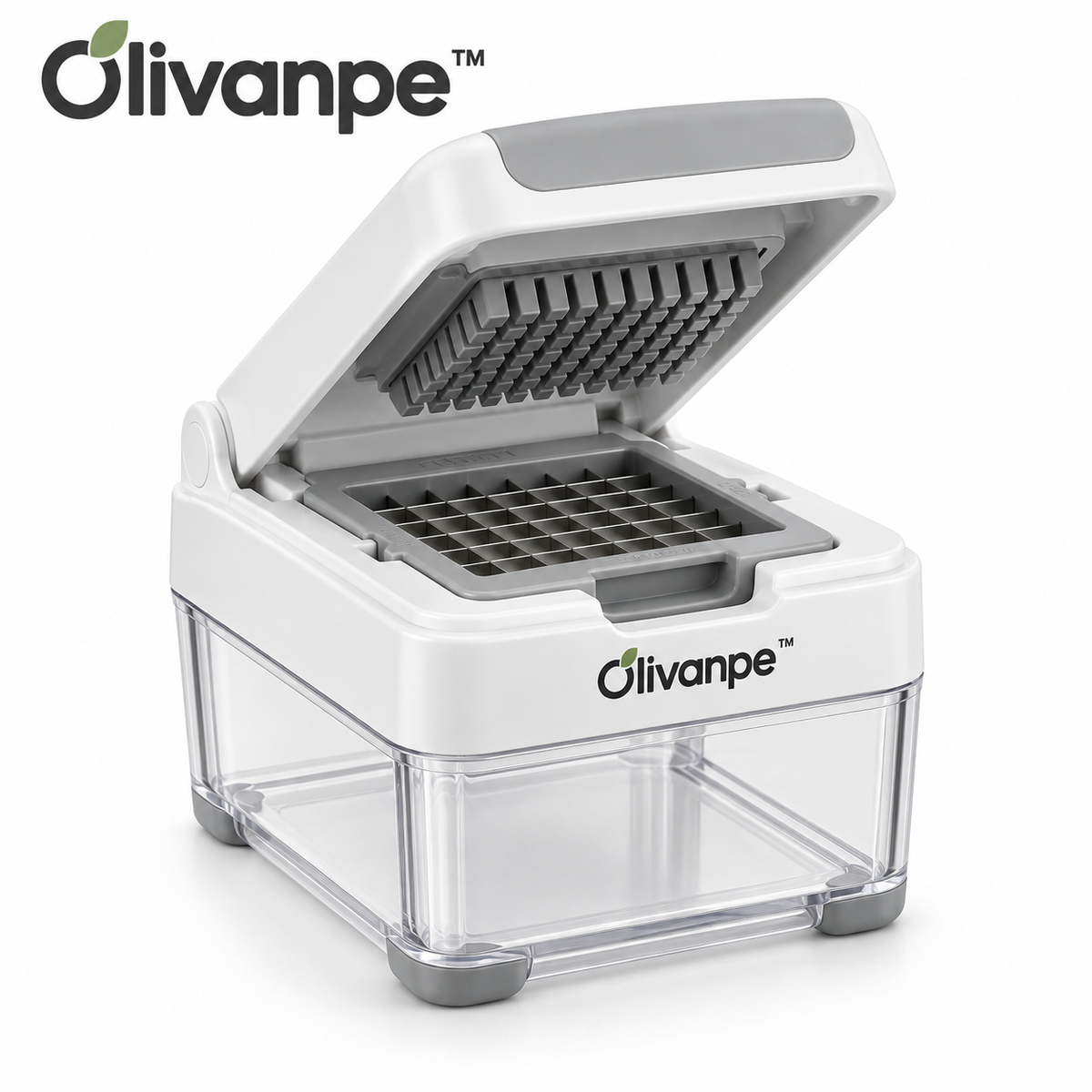 Olivanpe™ Multi-Function Vegetable Chopper & Slicer – All-in-One Kitchen Prep Cutter with Collection Container